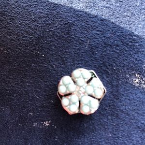 Turquoise flower charm